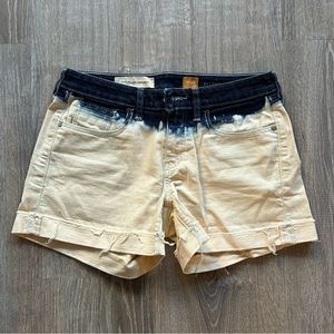 Anthropologie Dip Bleached Jean Shorts